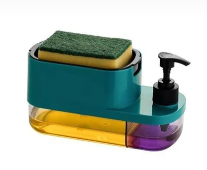 Multipurpose Liquid Soap Dispenser & Scrubber